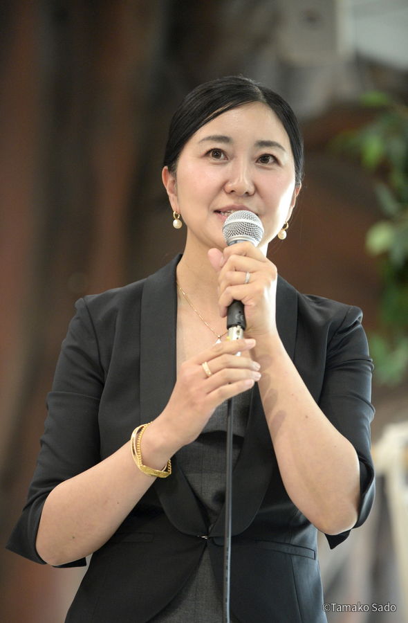 グランドフィナーレ。池田綾子（撮影 Tamako Sado）